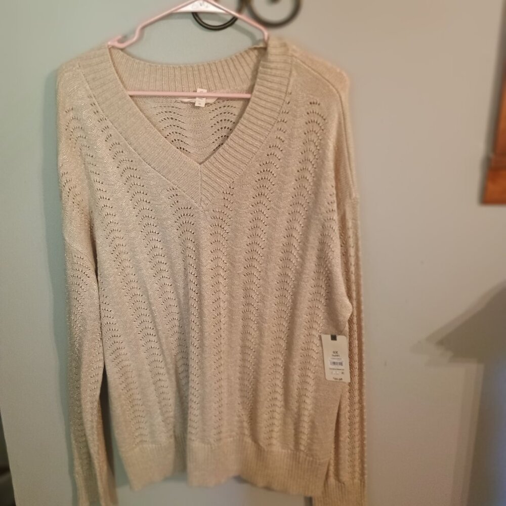 Terra and Sky 0X14w Sweater gold/metallic gold threading